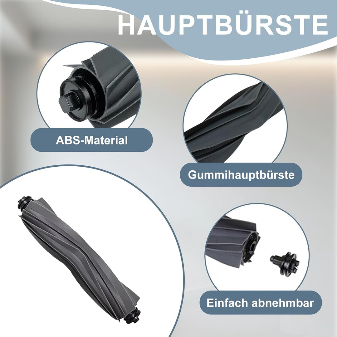 25 Stück Zubehör für Xiaomi X20+/X10+, für Dreame L10s Ultra/L10 Ultra/L10 Prime Roboter Staubsauger