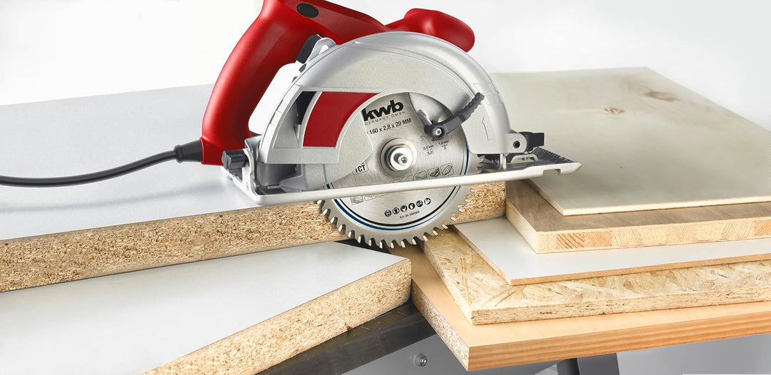 kwb Kreissägeblatt 127 x 12,75 mm, sehr feiner Schnitt, Sägeblatt geeignet für Arbeitsplatten, Holz