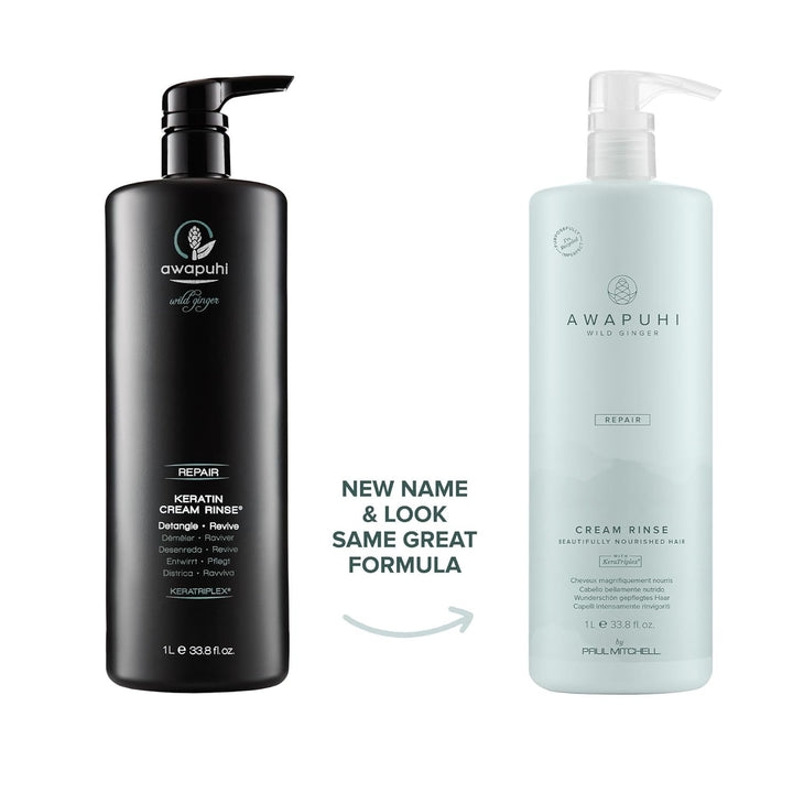 Paul Mitchell Awapuhi Wild Ginger Keratin Cream Rinse - Haar-Conditioner für trockenes, strapazierte