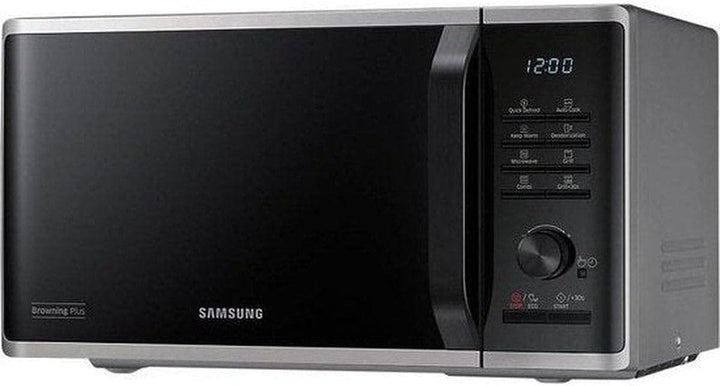 Samsung MG23K3515AS/EG Mikrowelle mit Grill / 800 W / 23 L Garraum / 48,9 cm Breite / Quick Defrost