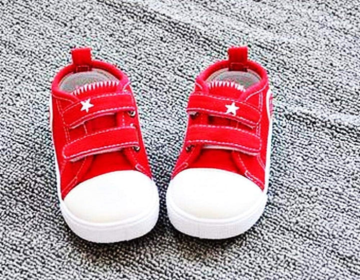 Inception Pro Infinite - Canvas Sneakers - Kinder - Klettverschluss - Grösse 15 - Weihnachts - rot -