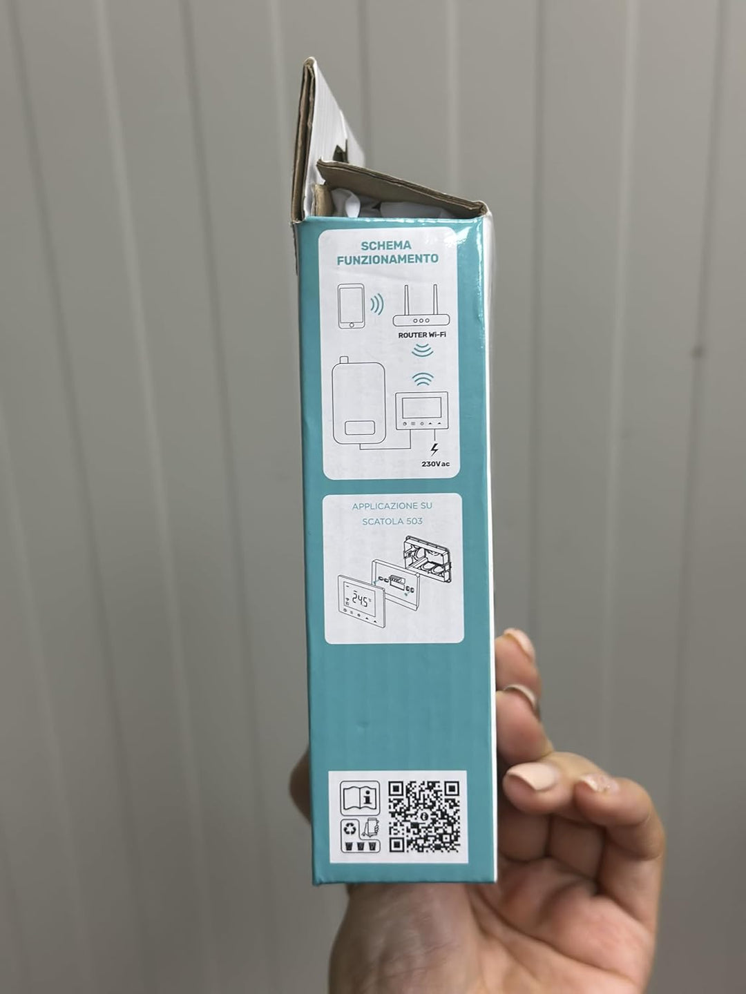 Dogepro WiFi Thermostat Thermostat für Gas/Wasserkessel, Smart Wandthermostat, kompatibel mit Alexa