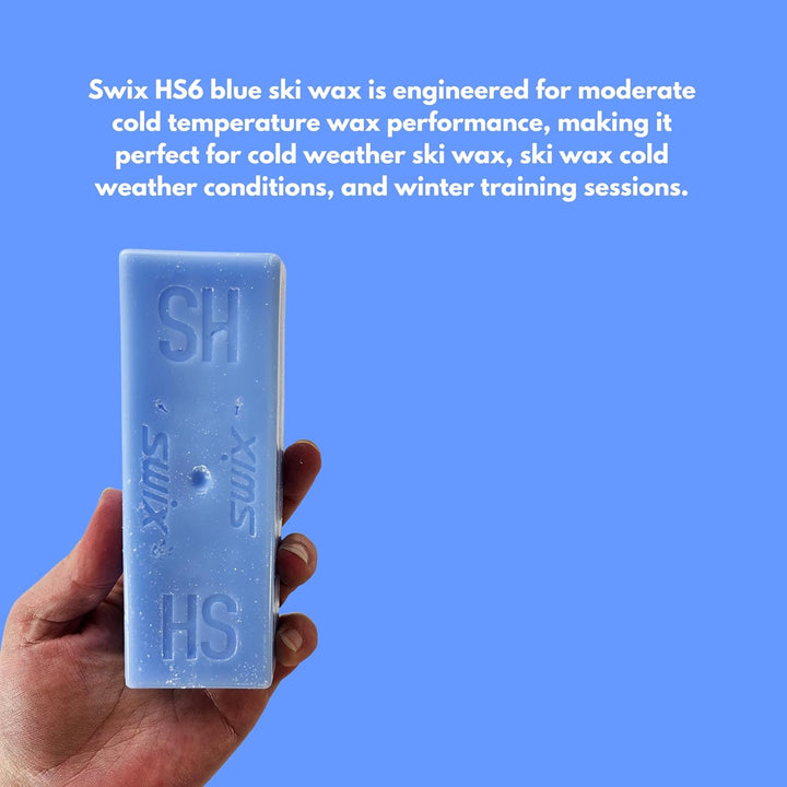 Swix 180g HS6 Blue -6°C / -12°C Ski Wachs