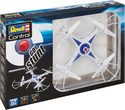 Revell Control Quadrocopter Go! Stunt I 6-Axis-Gyro I Geschwindigkeitsstufen und Flip-Funktion I Hea