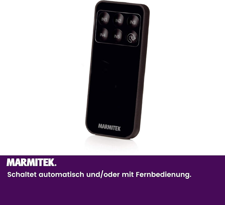 HDMI Switch 4K - Marmitek Connect 350 UHD - 5 ein / 1 aus - Ultra HD 60Hz - Automatische Umschaltung