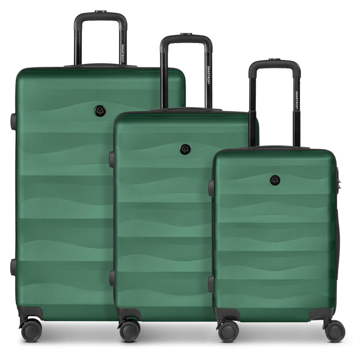 SMARTBOX Hartschalen Koffer-Set 3-teilig für Damen & Herren | leichte & stabile Reise-Trolleys aus h