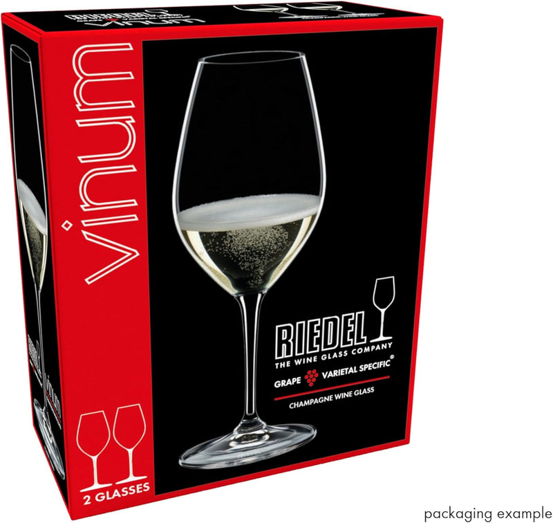 Riedel Vinum Champagner-Weinglas, 2 Stück Champagner-/Wein, Champagner-/Wein