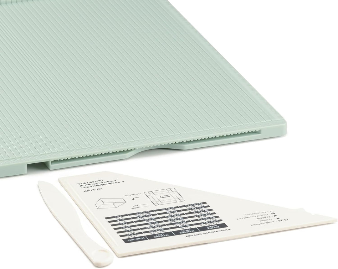 Vaessen Creative AMZBUN-0015 Bastelset-Falzbrett Score Easy 30,5 x 30,5 cm und 2-in-1 Kerbenstanzer