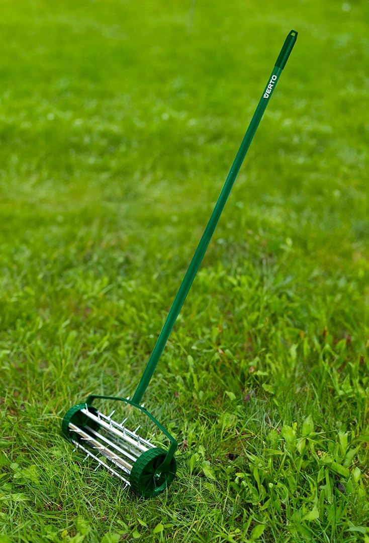 VERTO Hand Rasenlüfter | Rasen-Lüfter | Rasen Pflegen, Rasen Lüften | Entfernt Moos Und Rasenfilz |