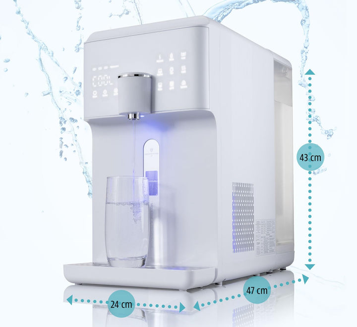 Osmose-Wasserfilter mit Wasserstofffunktion Weiss, Weiß