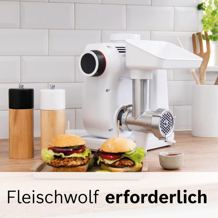 Bosch Lochscheiben MUZ45LS, für Fleischwolf, 2 Scheiben: 3mm, 6mm, Edelstahl, spülmaschinengeeignet,