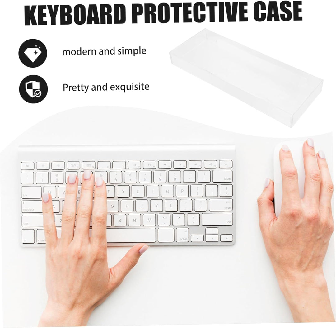 Cabilock Durchsichtige Tastaturabdeckung Tastaturschutzständer Tastaturabdeckung Acryl Transparent T
