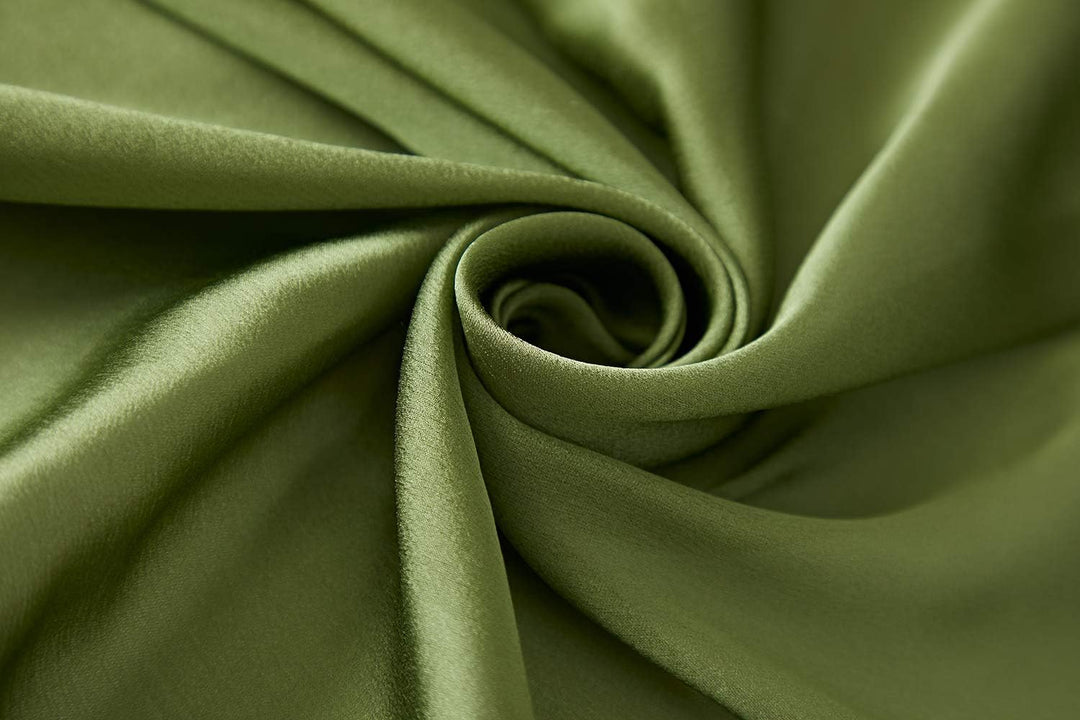Damen-Schals, 100% Seide, lange, leichte Schals für Damen Army Green, Army Green
