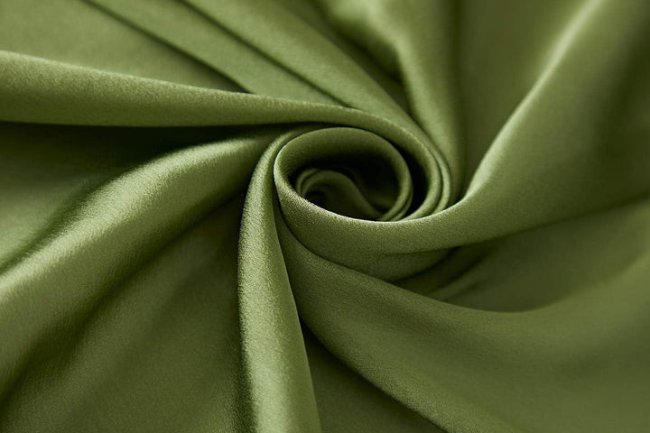 Damen-Schals, 100% Seide, lange, leichte Schals für Damen Army Green, Army Green