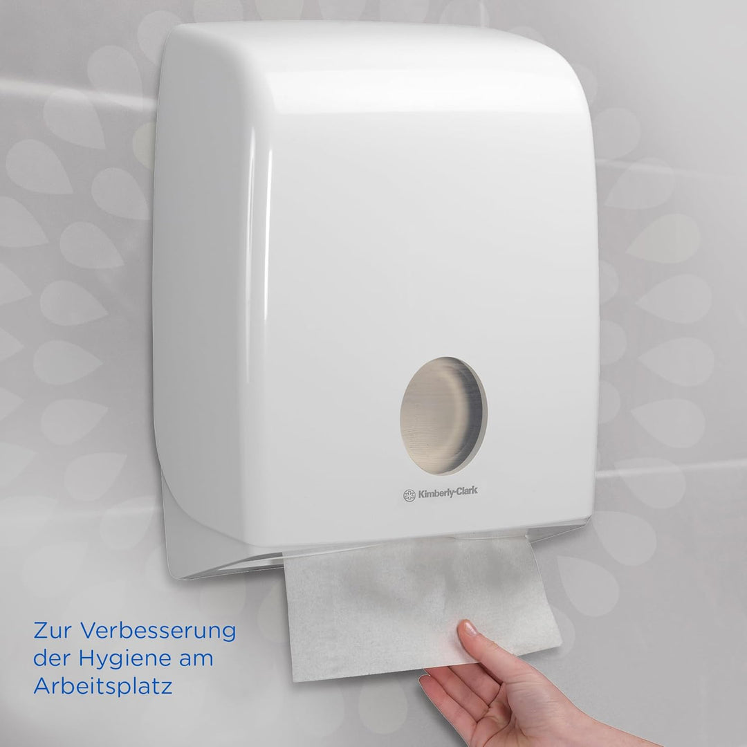 Kleenex Ultra grosse Papierhandtücher mit Interfold Faltung 6778 – 2-lagige Papiertücher mit V-Faltu