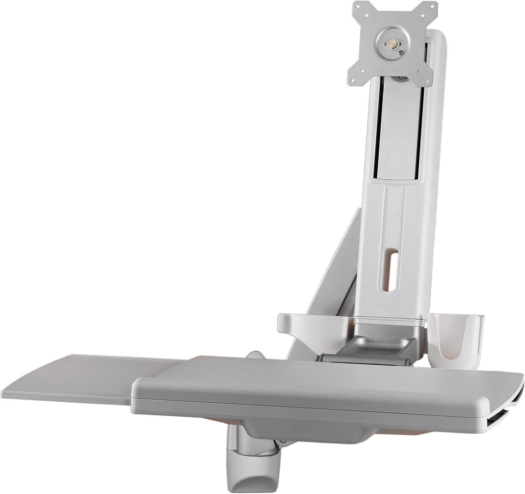 ICY BOX IB-MS600-W Wandhalterung fuer einen Monitor bis zu 24 zoll (61 cm) Bildschirmdiagonale mit T
