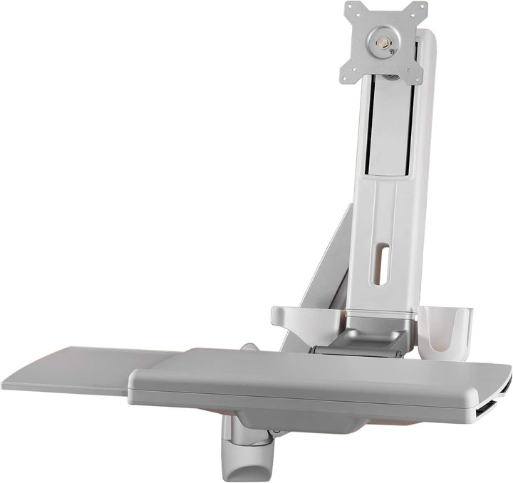ICY BOX IB-MS600-W Wandhalterung fuer einen Monitor bis zu 24 zoll (61 cm) Bildschirmdiagonale mit T