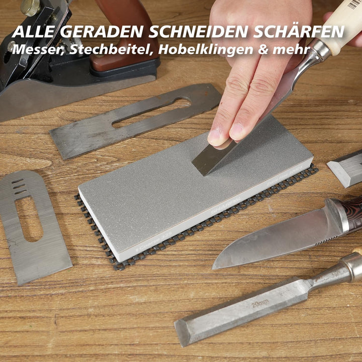 SHARPAL 168H Diamant Schleifstein Grob 325 / Extrafein 1000 Doppelseitig Wetzstein – Professioneller