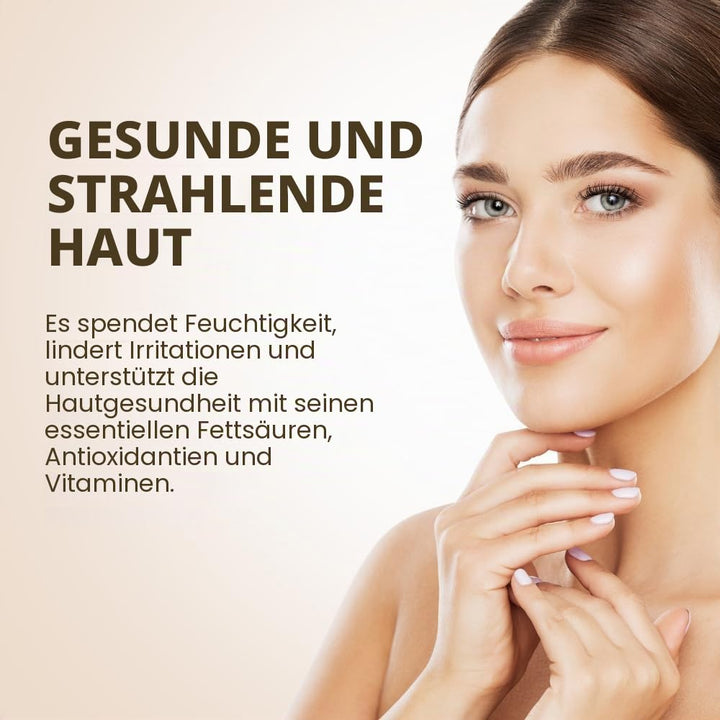 Organisches Aprikosenkernöl NATIV 100% Reines Bio-Öl Intensive Feuchtigkeitspflege Ideal für Trocken