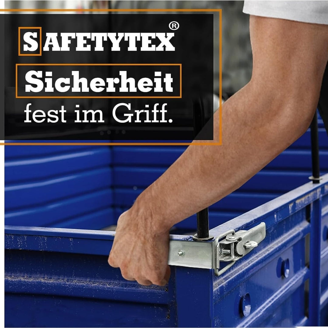 Safetytex Bordwandverschluss verstellbar mit Langgriff – Exzenterverschluss aus verzinktem Stahl – S