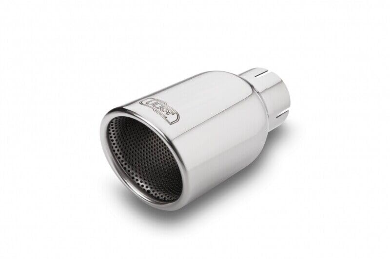 Auspuffblende Endrohr 70mm rund abgeschrägt Edelstahl poliert rund Blende Auspuff Tuning mit Absorbe