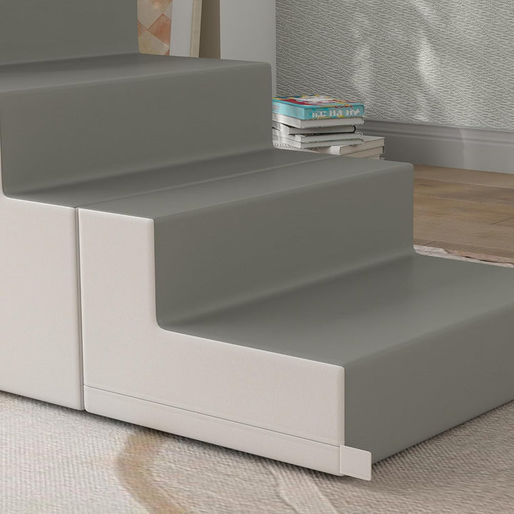 HOMCOM 2 TLG. Schaumstoff Bausteine Kinder Softbausteine Weiche Riesenbausteine Schaumstoffblöcke fü