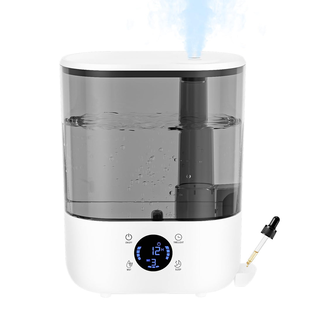 Luftbefeuchter für Räume 5.5L,GuKKK Luftbefeuchter Schlafzimmer Top-Fill, 28dB Leise Air Humidifier