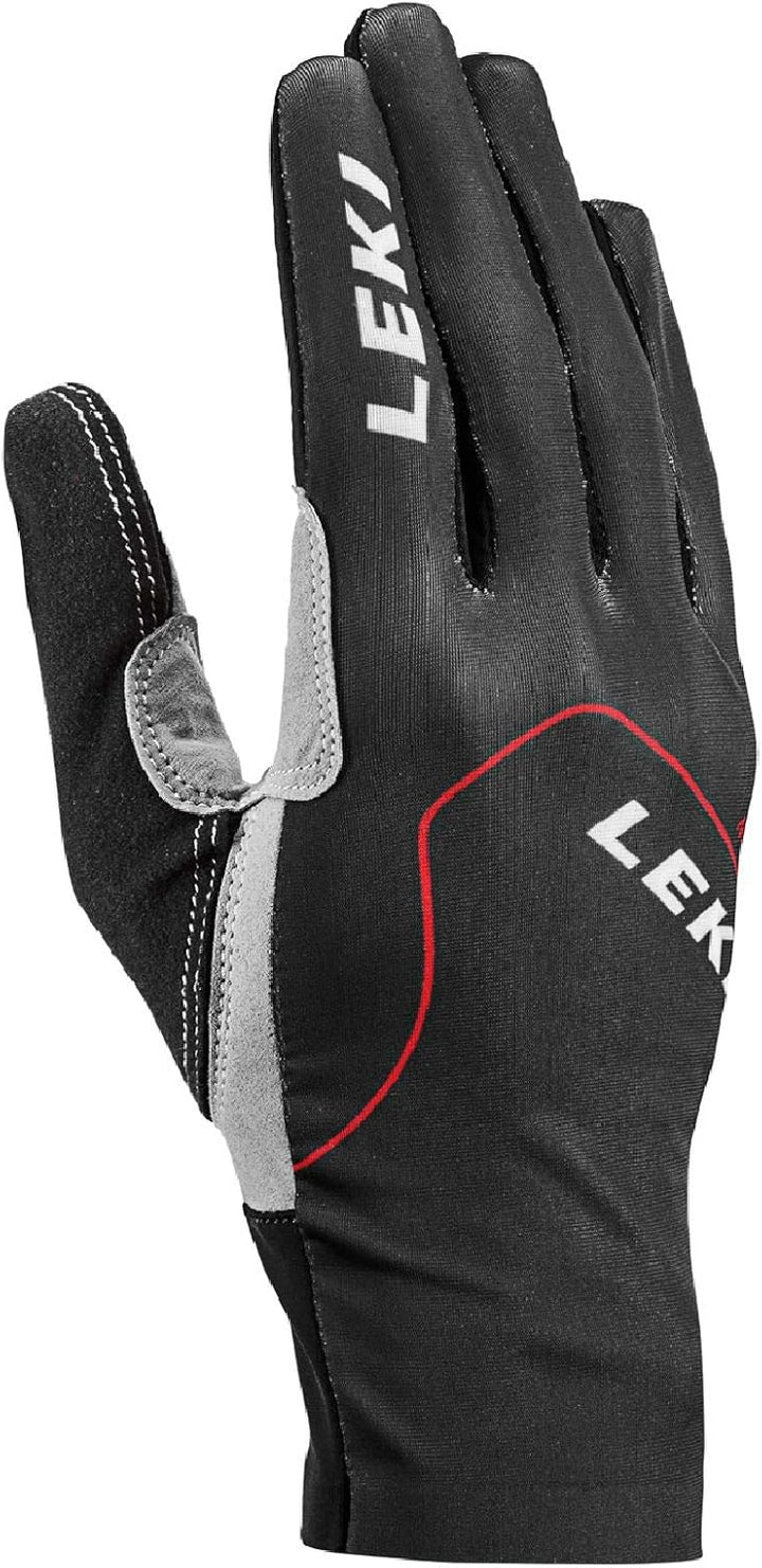 LEKI Nordic Skin Handschuhe 9 schwarz-rot-graphit, 9 schwarz-rot-graphit
