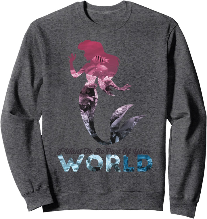 Disney Little Mermaid Your World Sweatshirt