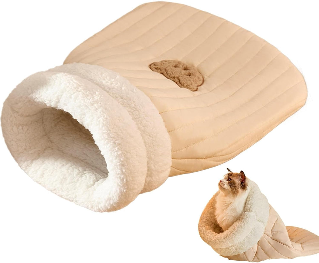 Haustier-Kuschelzone, Katzenbett, Höhle, Katzenbett, weiches und waschbares Design, niedlicher Katze