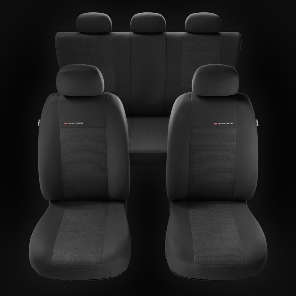 Mossa - Universal Sitzbezüge Auto kompatibel mit VW Volkswagen Passat B4, B5, B6, B7, B8, B9 (1993-
