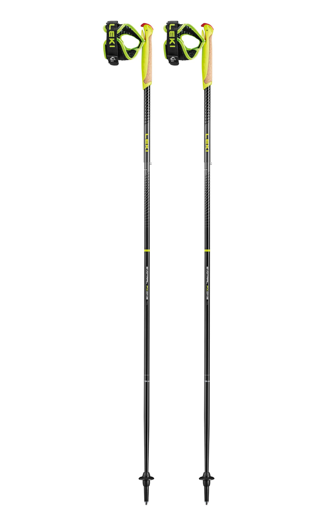 Leki Cross Trail FX Superlite compact Stöcke 115 black-neonyellow-dk anthracite, 115 black-neonyello