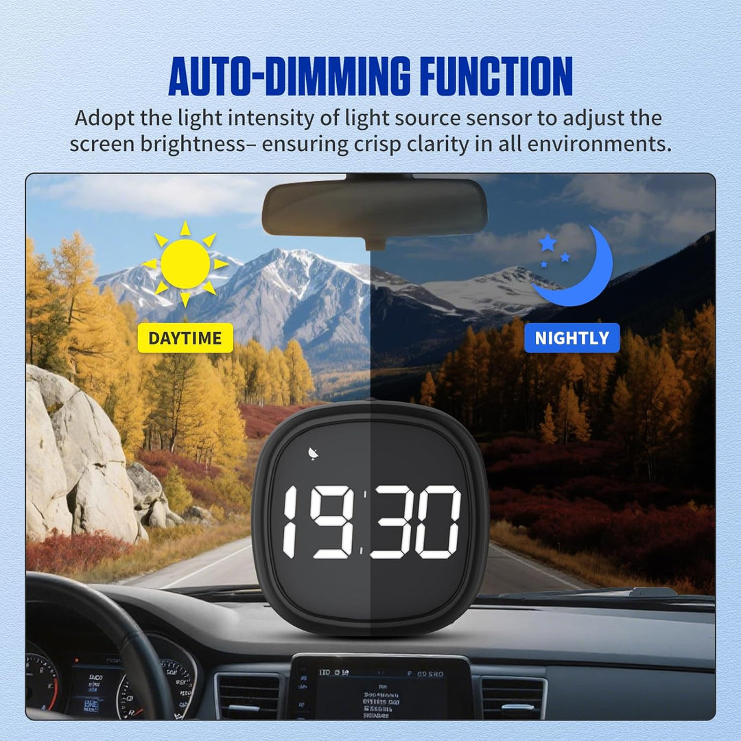 MR CARTOOL M30 Tacho GPS Geschwindigkeitsmesser Digital Neigungsmesser Auto Offroad mit Geschwindigk