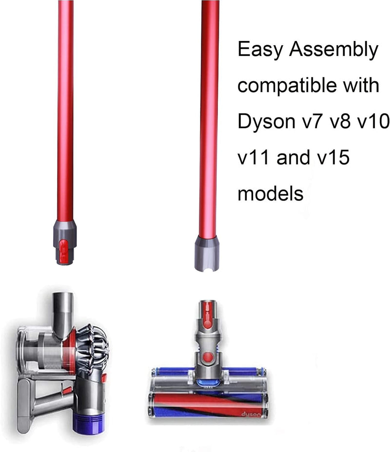 LRFDRESS Verstellbares Verlängerungsrohr Teleskoprohr für Dyson V7 V8 V10 V11 V15 Akku-Staubsauger E