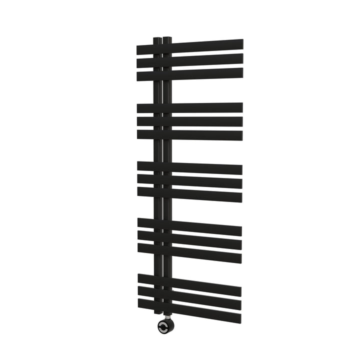 Schulte Ignis elektrischer Heizkörper, 120 x 50 cm, 400 Watt, Pearl Schwarz, befüllt Inklusive Heizs