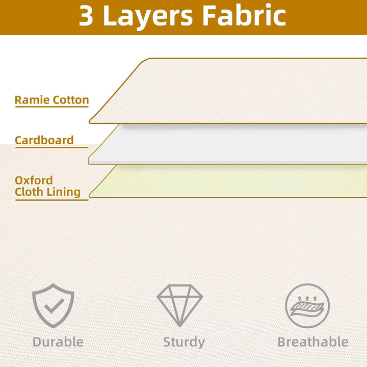 YheenLf 2 Stück Unterbettkommoden, Aufbewahrungsbox mit Deckel, Faltbare Aufbewahrungstasche, Stoffb