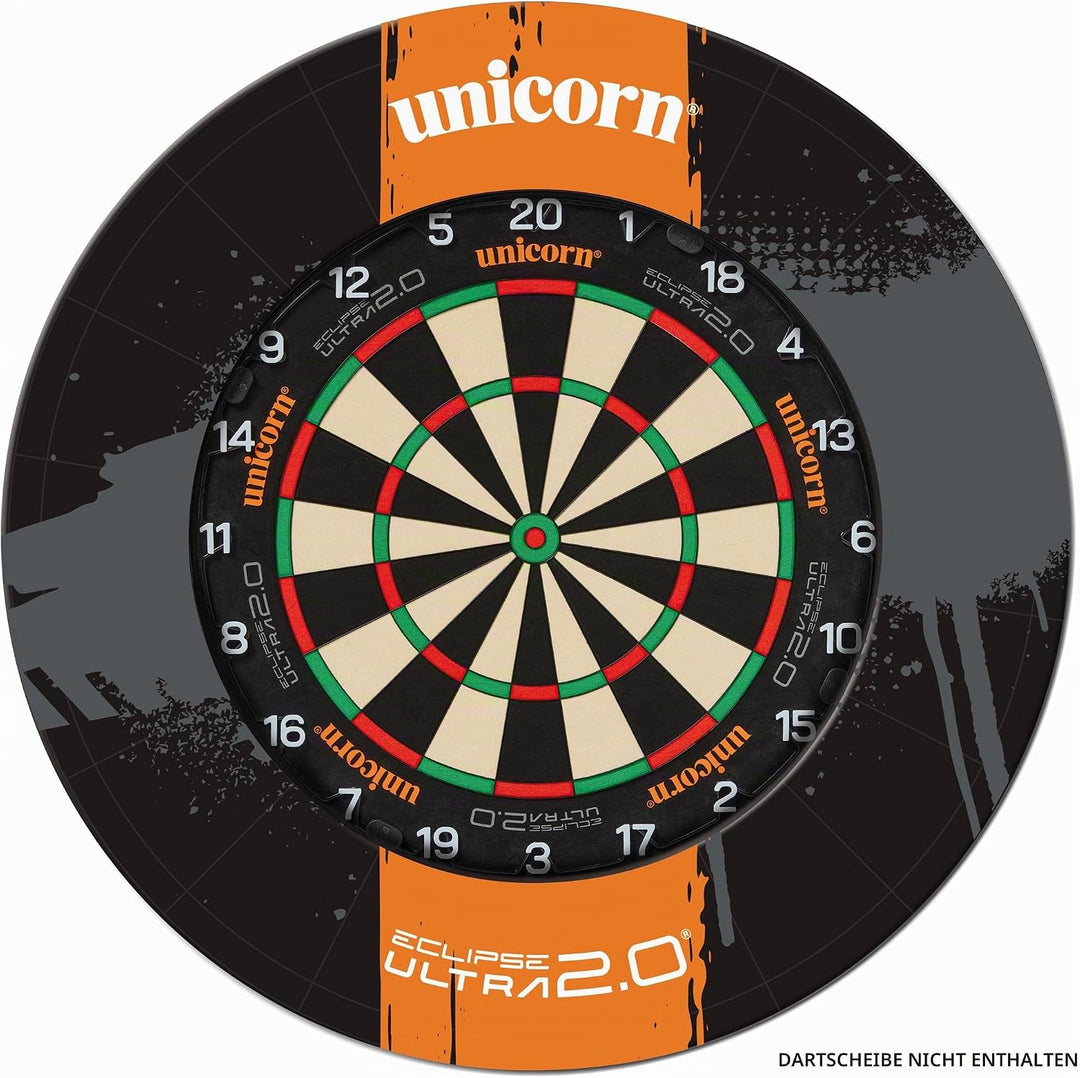 Unicorn Robuste Dartscheiben-Einfassung | Ultra 2.0 | Professionell Slimline | Hochdichter spritzgeg