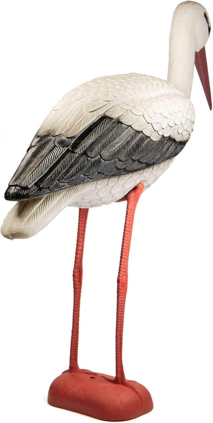 mgc24® Storch Piet - Gartendeko Tierfigur Storch (Rot), Storch (Rot)