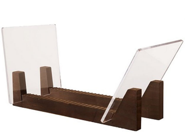 7even Schallplatten Flip Ständer Holz-Acryl Stand für LPs