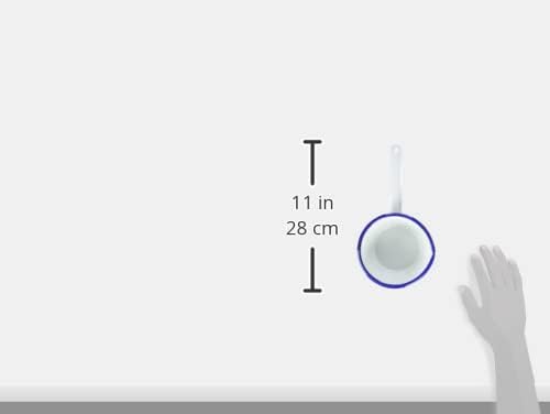 IBILI CAZO Blanco 12 cm, Stainless Steel, weiss/blau 12 x 12 x 5 cm, 12 x 12 x 5 cm