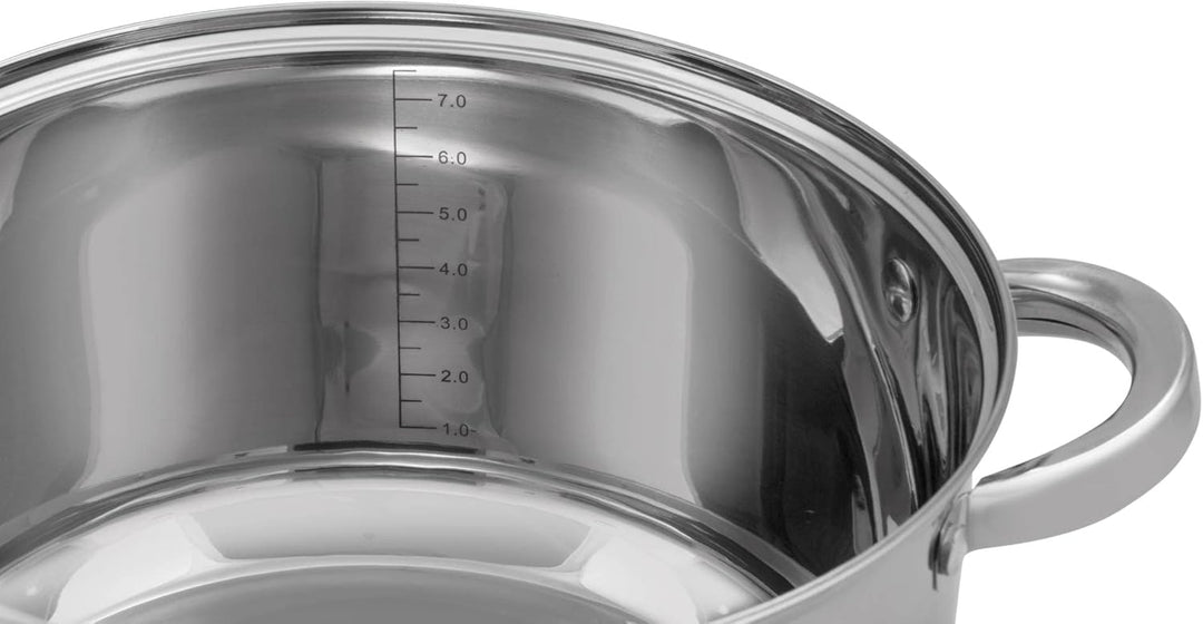 EDENBERG 12-teilig Induktion Kochtopfset Edelstahl Für Induktion