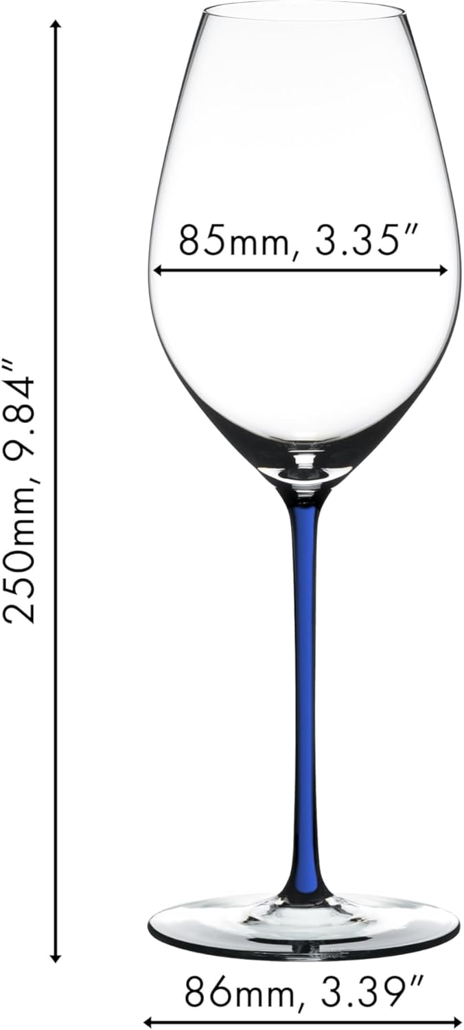 Riedel Fatto A Mano Old World Weinglas Champagner blau, Champagner Blau
