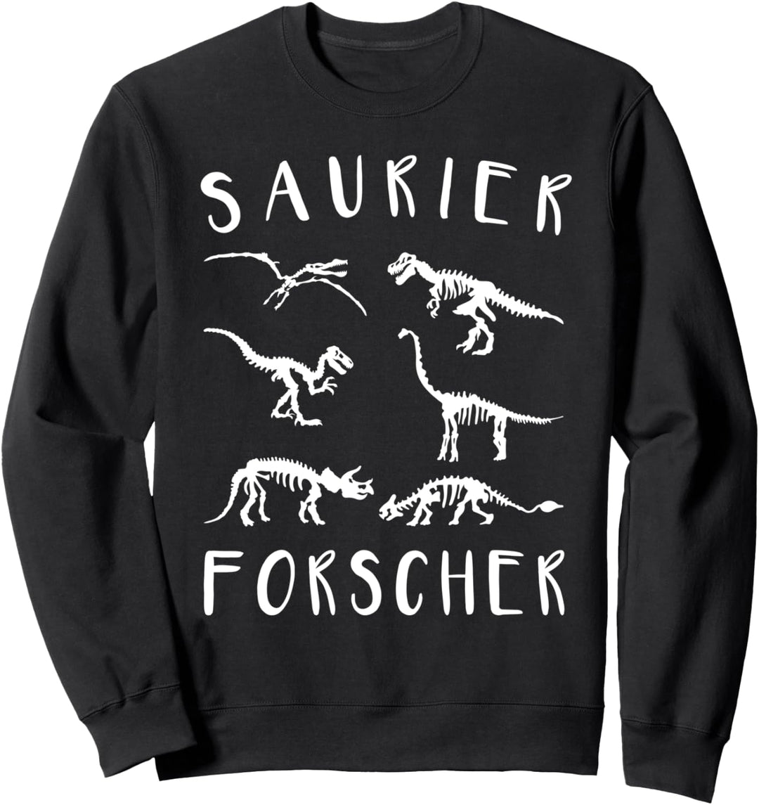 Saurier Forscher Dinosaurier Zukünftiger Paläontologe Kinder Sweatshirt