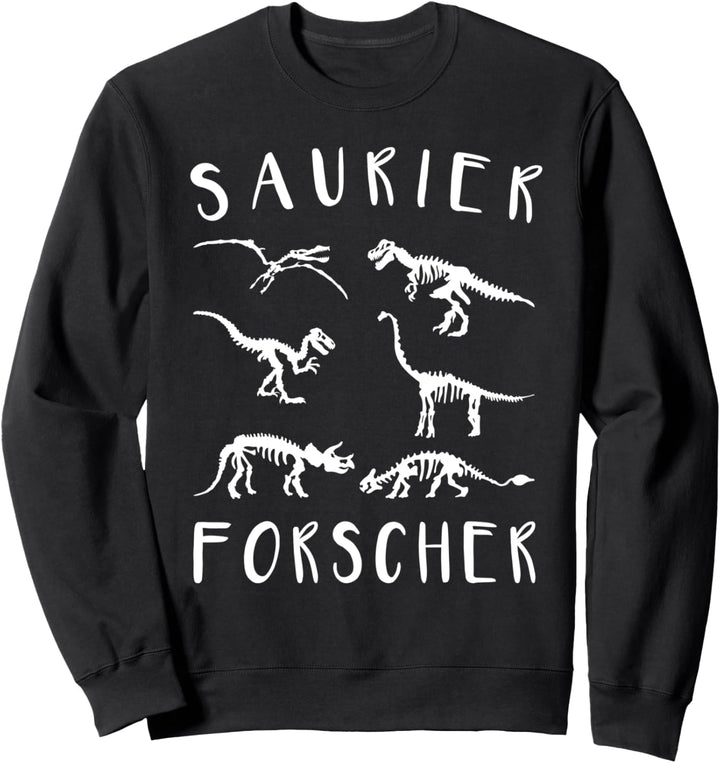 Saurier Forscher Dinosaurier Zukünftiger Paläontologe Kinder Sweatshirt