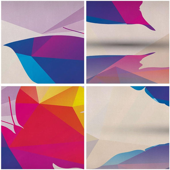 Bilder auf Leinwand Schmetterling Illustration Grafik Leinwandbild 70x50cm Wandbilder Dekoration Woh