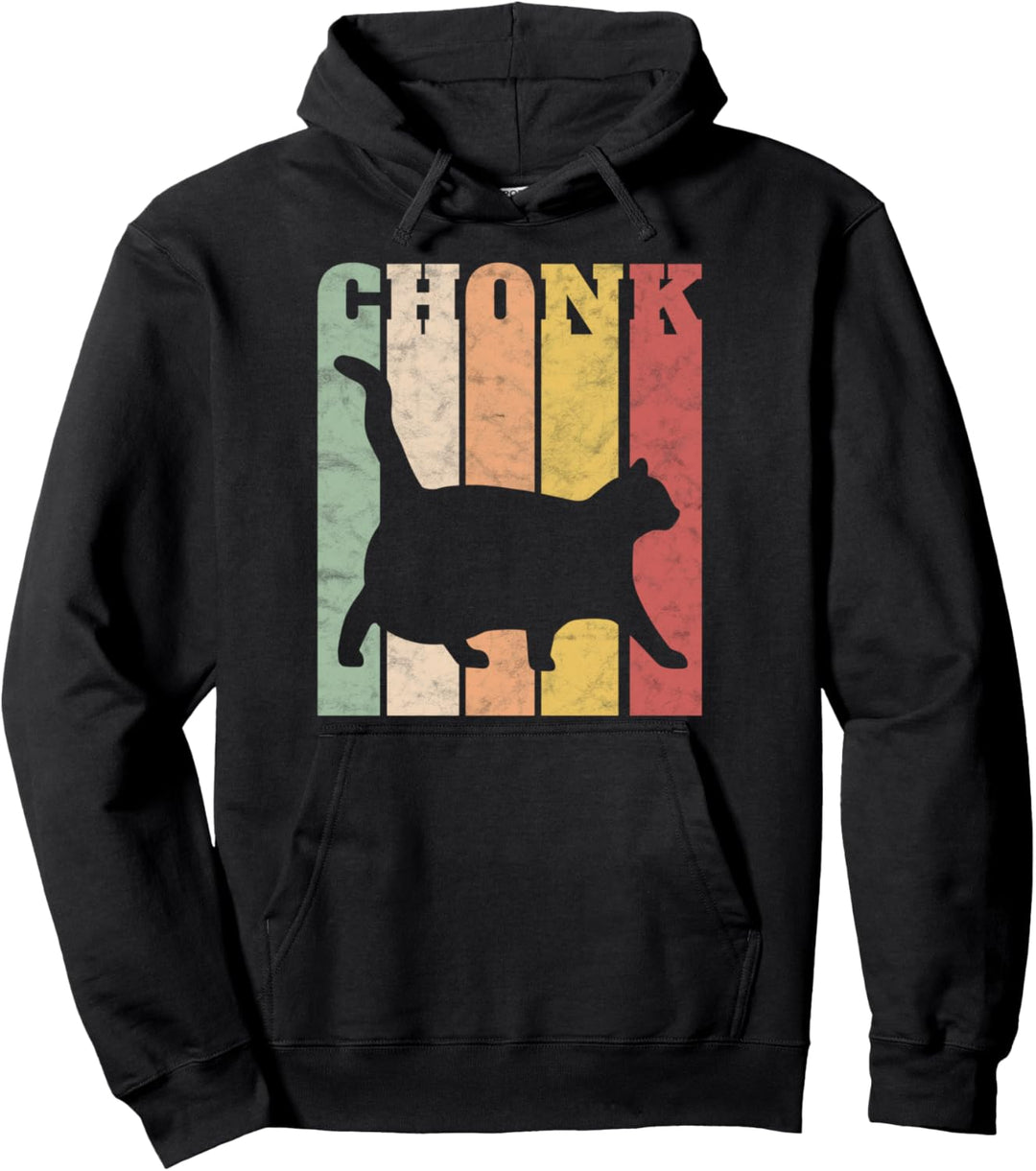 Katze Chonk Scale Chonky Meme Katze Chonk Cat Meme Pullover Hoodie