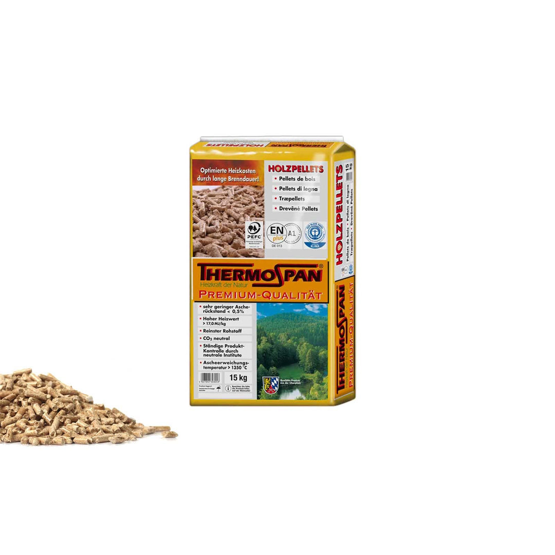 30 kg Thermospan Holzpellets Premium (2 x 15 kg)