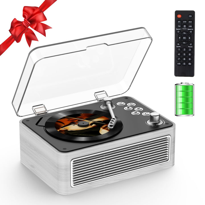 CD Player Tragbar Bluetooth: Kegaudio Radio mit CD-Player Tragbarer mit Lautsprecher Fernbedienung U