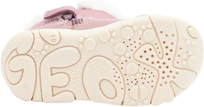 Geox Baby-Mädchen B Balu' Girl A Ankle Boot 18 EU Dk Rose, 18 EU Dk Rose