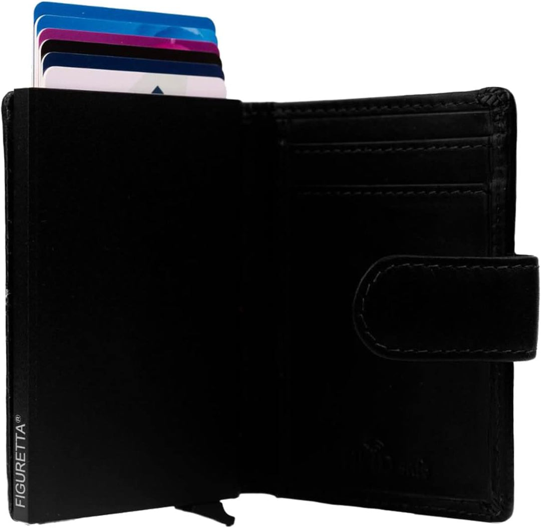 The Chesterfield Brand Loughton - Kreditkartenetui 8cc 10 cm RFID Black Schwarz, Schwarz